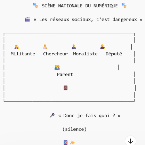 🎭 « Les réseaux sociaux, c’est dangereux »