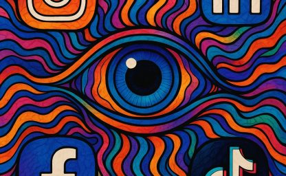 Les icônes des réseaux sociaux attirent-elles vraiment l’œil ?